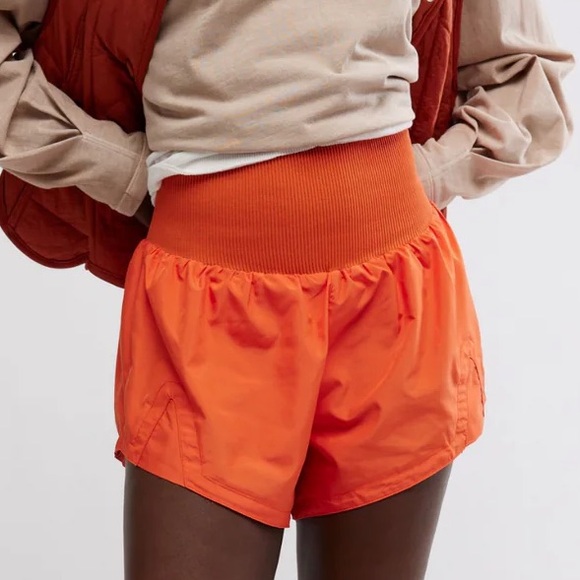 FP Movement by Free People Pants - FP MOVEMENT Carpe Diem Shorts NWT Scarlet Flame Orange